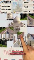 Famous Landmarks Puzzle capture d'écran 3