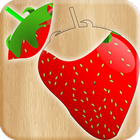 Fruits & Vegetables For Kids : Picture-Quiz أيقونة