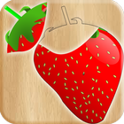 Fruits & Vegetables For Kids : Picture-Quiz simgesi