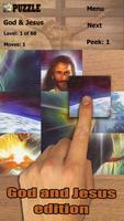 Allah dan Yesus puzzle poster