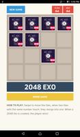🌹 2048 EXO Puzzle Game capture d'écran 1