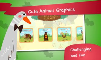 Learn Alphabet with Animal Puzzle from A-Z screenshot 1