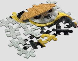 Jigsaw Puzzle for Kung Fu Panda 海报
