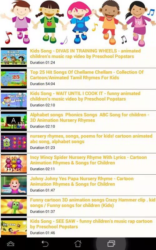 Cartoon Music Videos APK pour Android Télécharger Cartoon Music Videos APK pour Android Télécharger