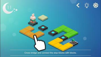 Connect : Block Bridge Construction plakat