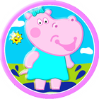 Hippo Pep Puzzle Kids icône