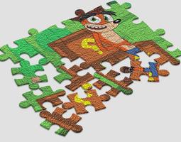 Jigsaw Puzzle for Crash Bandicoot تصوير الشاشة 1