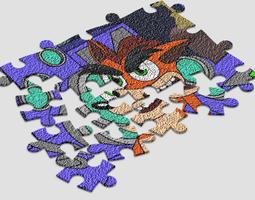 Jigsaw Puzzle for Crash Bandicoot تصوير الشاشة 2