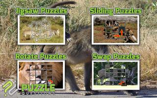 Free Africa Animal Puzzle Game ảnh chụp màn hình 1