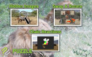 Free Africa Animal Puzzle Game ảnh chụp màn hình 2