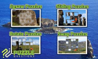 Free Easter Island Puzzle Game syot layar 2