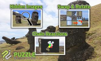 Free Easter Island Puzzle Game syot layar 3