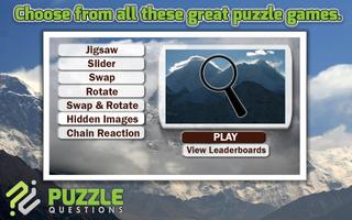 Free Mount Everest Puzzle Game Affiche