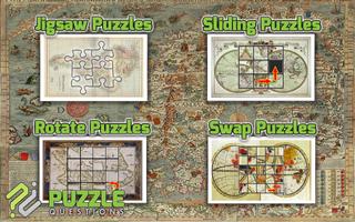 Free Old Maps Puzzle Games capture d'écran 2