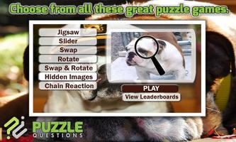 Free Bulldog Puzzle Games-poster