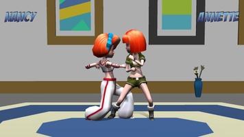 Girl Fight 3D Fighting Games syot layar 1
