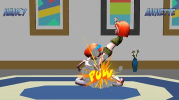 Girl Fight 3D Fighting Games スクリーンショット 2