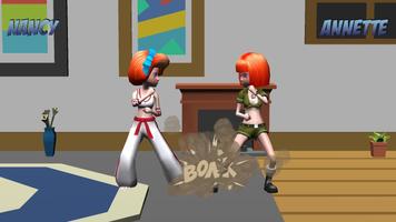 3 Schermata Girl Fight 3D Fighting Games