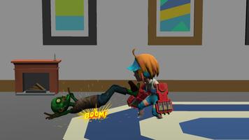 Super Girl Vs Zombies Fight screenshot 2
