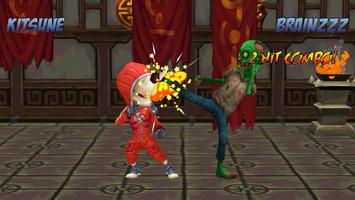 Ninja Vs Zombies 3D Fight تصوير الشاشة 1