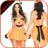 Sexy Girls in Halloween Puzzle