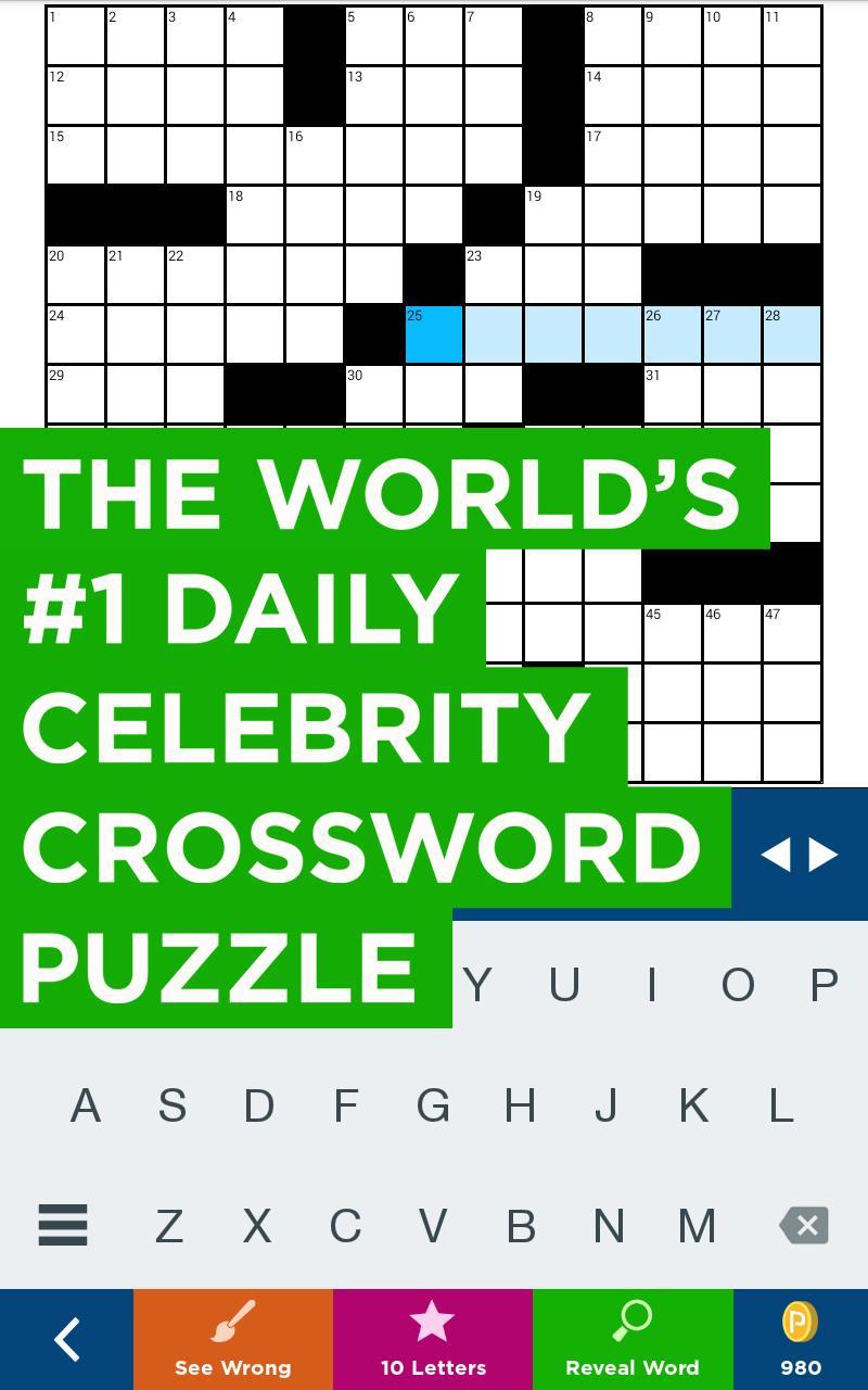 Daily Celebrity Crossword for Android APK Download Daily Celebrity Crossword for Android APK Download