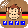 Kids learn German Words - practise to read, write