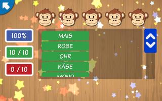 Kids learn German Words - practise to read, write capture d'écran 3