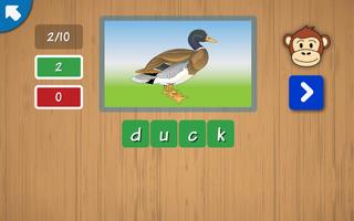 Kids learn English Words - practise to read, write Affiche