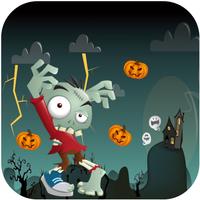 Halloween Zombie Run Terrible پوسٹر