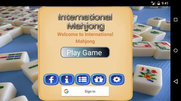 International Style Mahjong Affiche