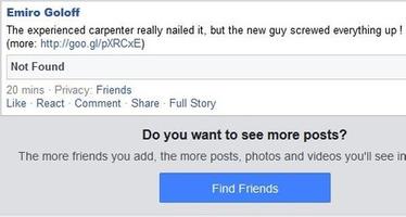 Puns For Facebook Plakat