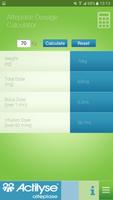 Actilyse Dosage Calculator imagem de tela 1