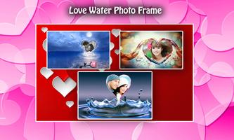 Love Water Photo Frame Affiche