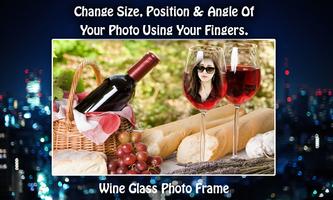 Wine Glass Photo Frame capture d'écran 1