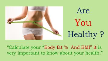 BMI and Body Fat % Calculator imagem de tela 1