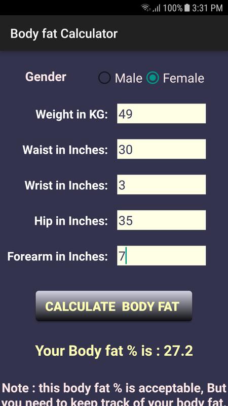 app to calculate body fat percentage app to calculate body fat percentage
