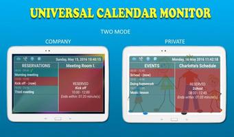 Universal Calendar Monitor Poster