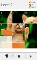 Kids Cat Slide Puzzle syot layar 2