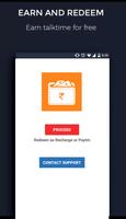 Earn Talktime - Free Recharge, Vouchers and Coupon تصوير الشاشة 1