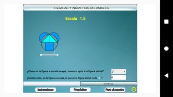 Escalas y números decimales Primero Secundaria Cartaz