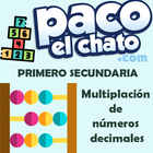 Multiplicación de números decimales Prim. Sec. icon