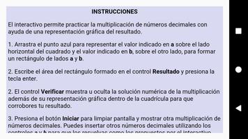 Multiplicación de números decimales Prim. Sec. capture d'écran 1