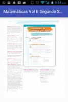 Matemáticas Vol II Segundo Sec ภาพหน้าจอ 3