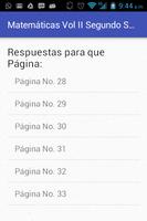 Matemáticas Vol II Segundo Sec capture d'écran 2