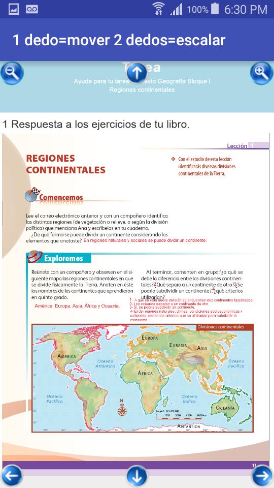 El Libro De Geografía De 6 Grado : Leccion 1 Como Es La ...