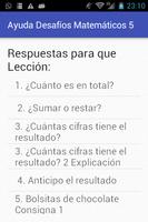 Ayuda Tarea de Desafíos Mate 5 syot layar 1