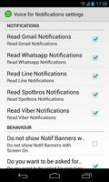 Voice for Notifications скриншот 1