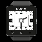 SW2 White Analog Clock Free icône