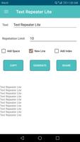 Text Repeater Lite اسکرین شاٹ 3